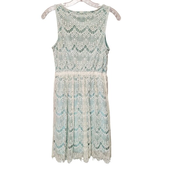 Altard State Womens Dress Size XS Mint Green & Ivory Lace Overlay Cottage Fairy - Picture 12 of 15